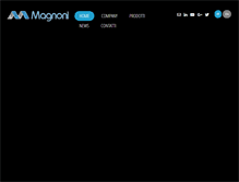 Tablet Screenshot of magnonisrl.it